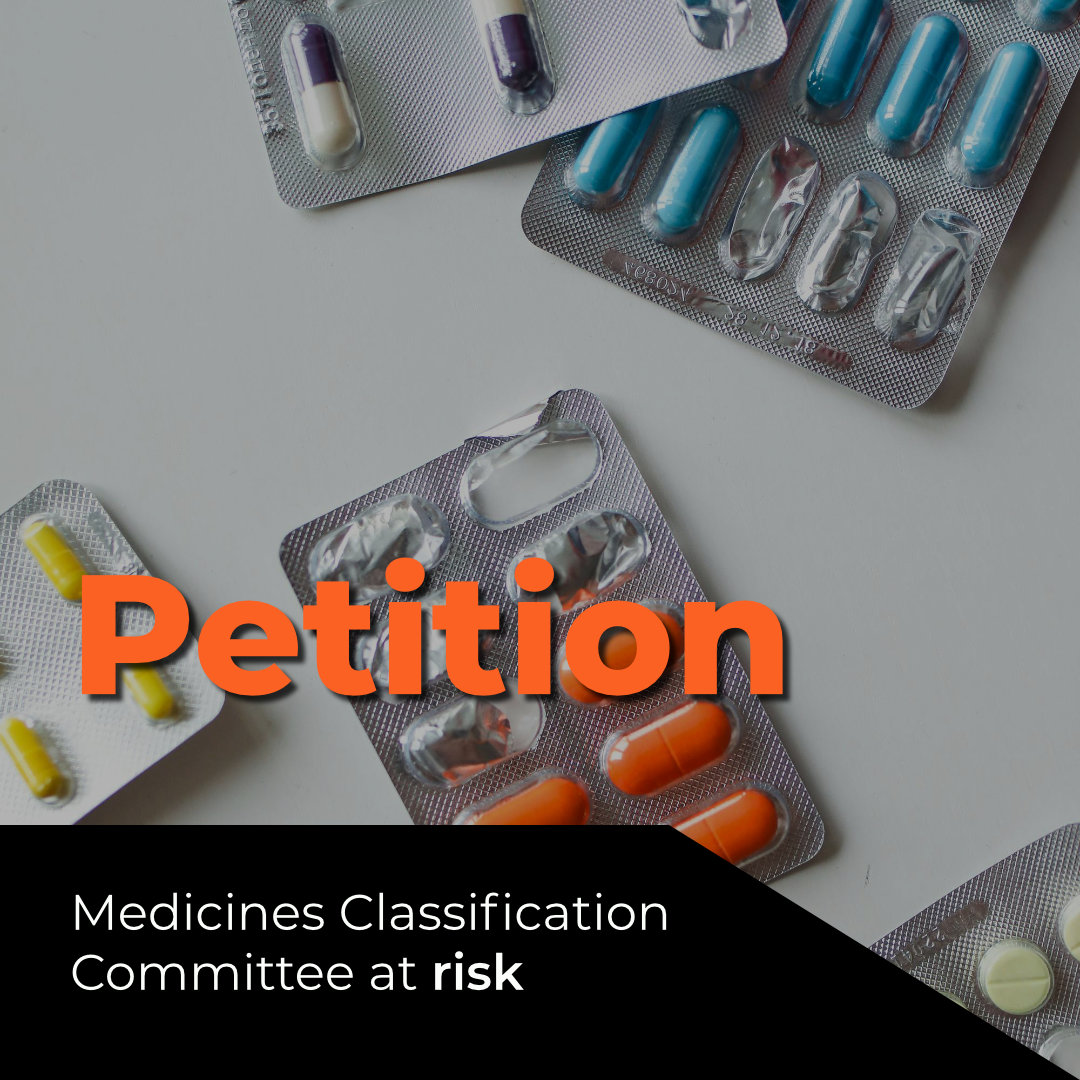 PETITION: Medicines classification committee at risk